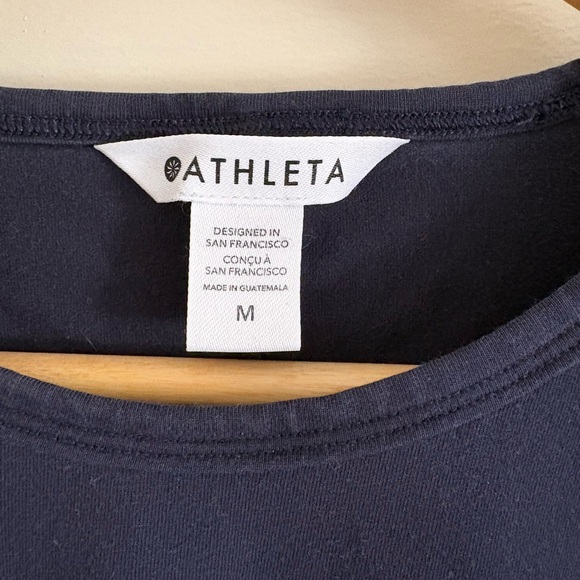 Athleta Navy Blue Essential T-Shirt Size Medium - Picture 4 of 9